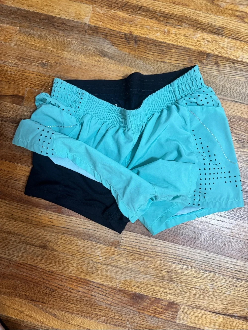 Senita Athletics Mint Green Athletic Shorts